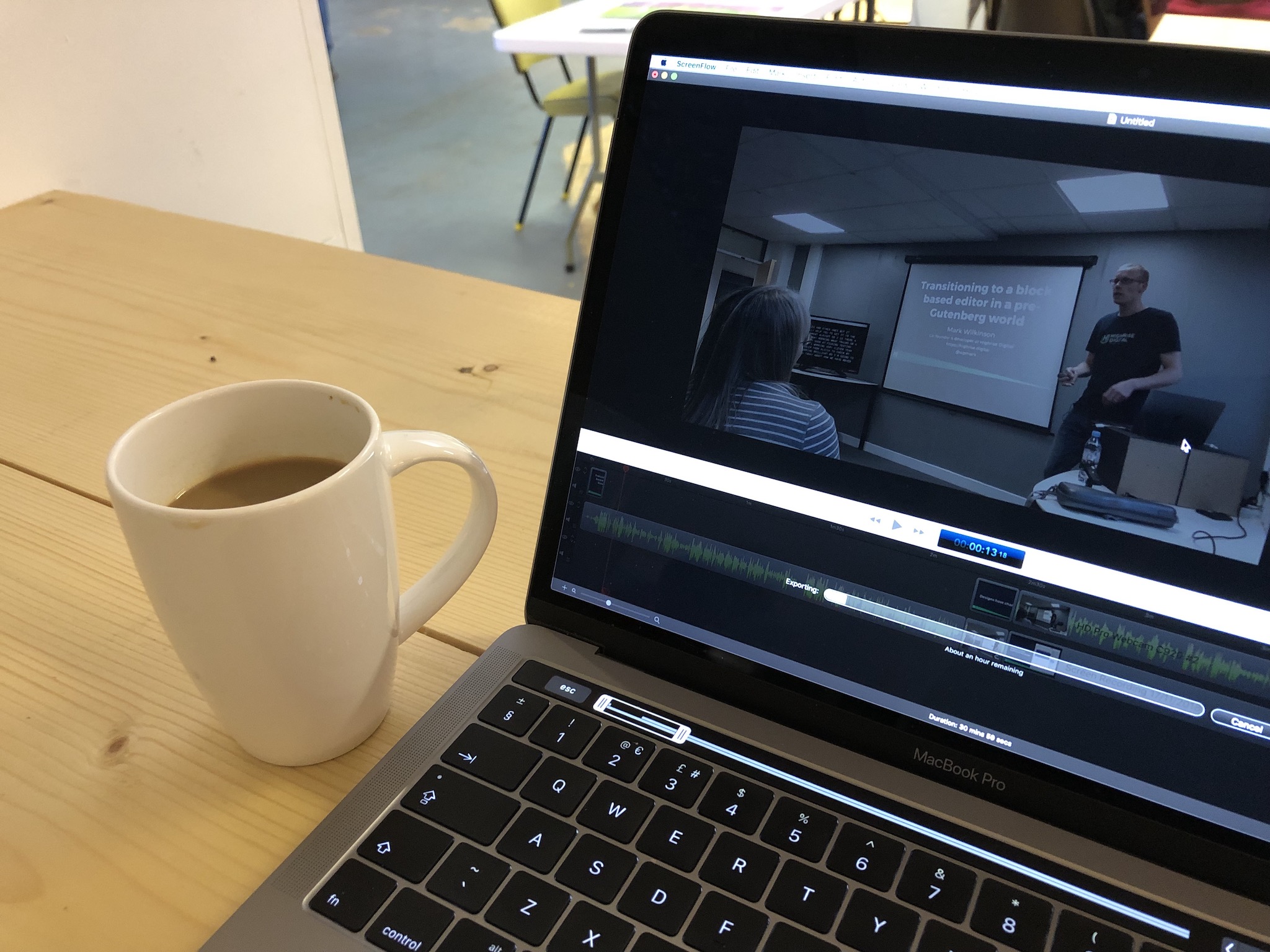 Video editing on a Macbook Pro